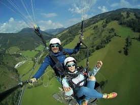 Tandemov paragliding Beskydy