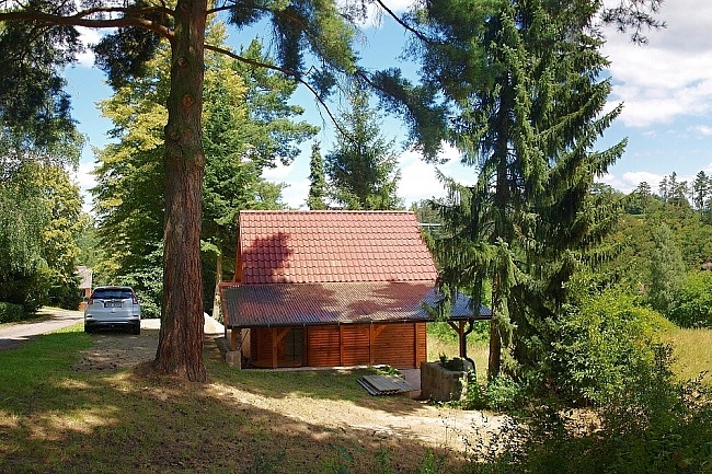 Chata na b�ehu Orlick� p�ehrady - T�n nad Vltavou