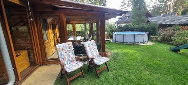 Chata s baz�nem - Slovensk� r�j - Sokol� dolina