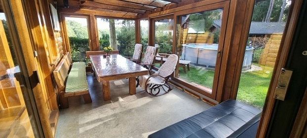 Chata s baz�nem - Slovensk� r�j - Sokol� dolina