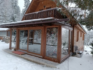 Chata s baz�nem - Slovensk� r�j - Sokol� dolina