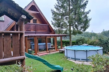 Chata s baz�nem - Slovensk� r�j - Sokol� dolina