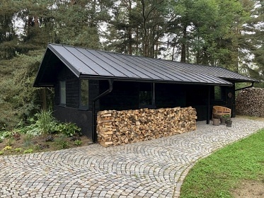 Srubov� chata se saunou - CHKO Slavkovsk� les