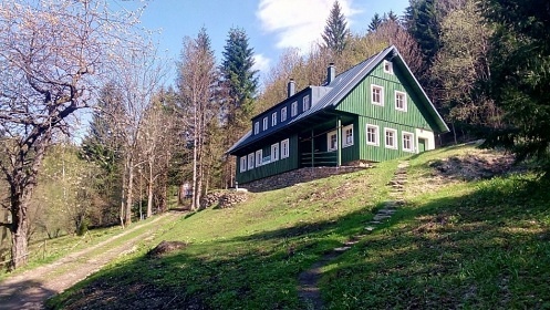 Roubenka s koupac�m sudem - J�nsk� vrch - Krkono�e