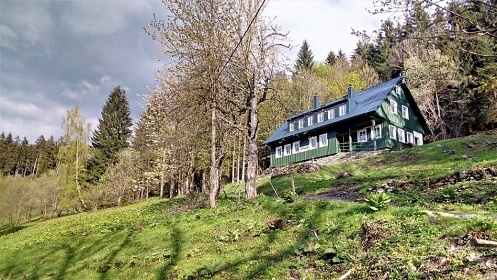 Roubenka s koupac�m sudem - J�nsk� vrch - Krkono�e