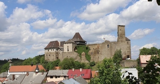 Wellness chalupa a bazn - hrad Lipnice nad Szavou