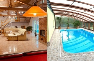 Wellness chalupa a bazn - hrad Lipnice nad Szavou