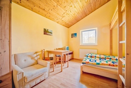 Wellness chalupa a bazn - hrad Lipnice nad Szavou