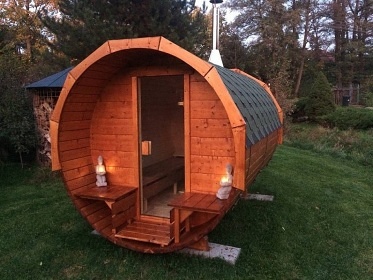Wellness srub Dolce - ern hora - Krkonoe