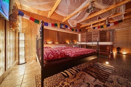 Wellness srub Dolce - ern hora - Krkonoe