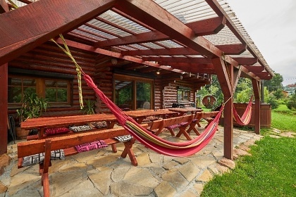 Wellness srub Dolce - ern hora - Krkonoe