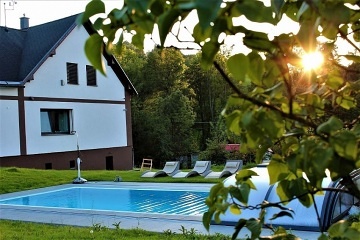Chata NaHory - Zlaté Hory - bazén, sauna a vířivka