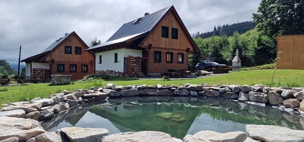 Roubenky sauna a jezrko - Krlick Snnk