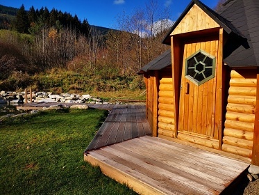 Roubenky sauna a jezrko - Krlick Snnk