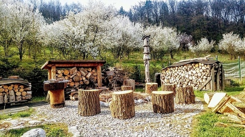 Chata ky - Moravsk kras - Drahansk vrchovina