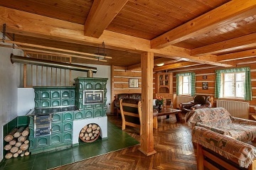 Roubenka Krkonoše - pec a sauna - Janské Lázně
