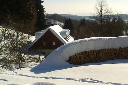 Roubenka Krkonoše - pec a sauna - Janské Lázně