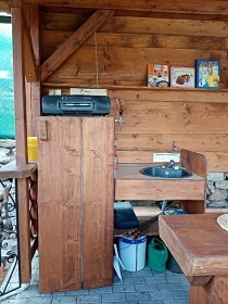 Chalupa Lazny - Strašín - bazén a sauna