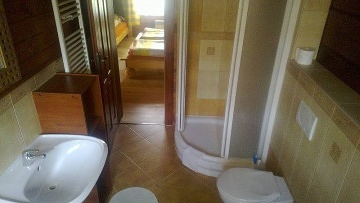Rouben chalupa - bazn a sauna - elezn hory