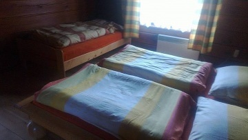 Rouben chalupa - bazn a sauna - elezn hory