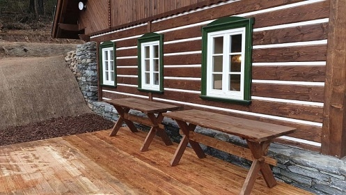Roubená chalupa Krkonoše - Janské Lázně - Pec
