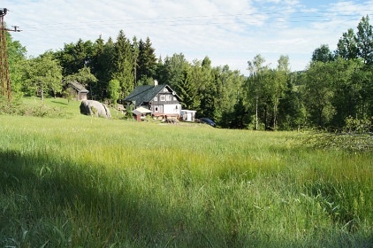 Chalupa s baz�nem - Jizersk� hory a Krkono�e