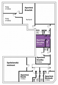 Chalupa Kadeřávek - apartmány Věcov
