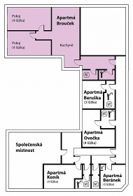 Penzion Kadeřávek - apartmány - Věcov