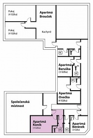 Penzion Kadeřávek - apartmány - Věcov