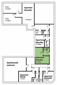 Penzion Kadeřávek - apartmány - Věcov