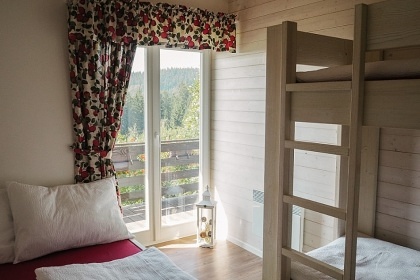 Chata Javorn�ky - Vala�sko - cyklostezka Be�va