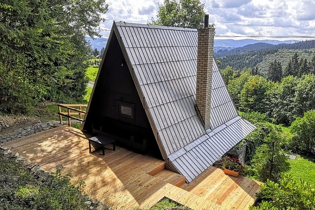 Chata s výhledem Valašsko - cyklostezka Bečva