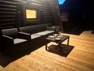 Chata s v�hledem Vala�sko - cyklostezka Be�va