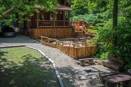 Wellnes srub - Vranovská přehrada - Lančov