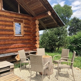 Srub Šumavský Balvan - Strážný - NP Šumava