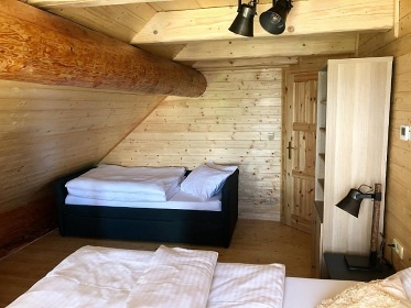 Srub Šumavský Balvan - Strážný - NP Šumava