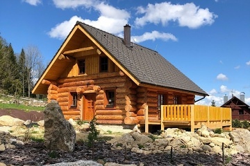 Srub Šumavský Balvan - Strážný - NP Šumava