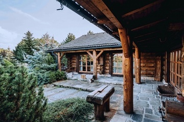 Luxusní srub - bazén a wellness - Český ráj