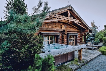 Luxusní srub - bazén a wellness - Český ráj