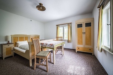 Horská chalupa - jezírko a sauna - Krušné hory
