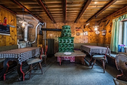 Horská chalupa - jezírko a sauna - Krušné hory