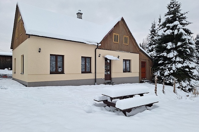 Chalupa Jizerské hory - Tanvaldský Špičák - Souš