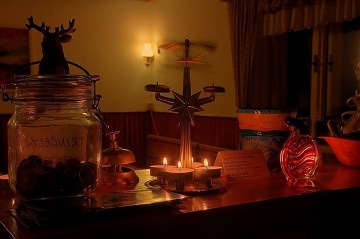 Chata se saunou - na Kn�ec� cest� - hora Radho��