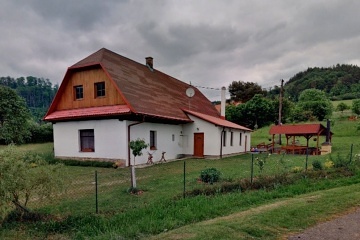 Chalupa u řeky Orlice - Panský rybník - Kaliště