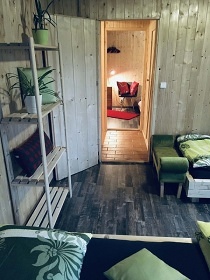 Chata Jizerské hory - bazén, sauna a dětské hřiště