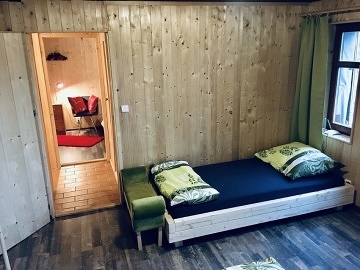 Chalupa Jizersk� hory - baz�n, sauna a h�i�t�