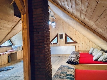 Chalupa Jizersk� hory - baz�n, sauna a h�i�t�