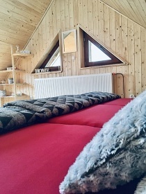 Chalupa Jizersk� hory - baz�n, sauna a h�i�t�