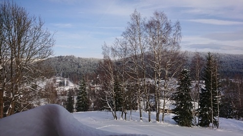 Chalupa Jizersk� hory - baz�n, sauna a h�i�t�