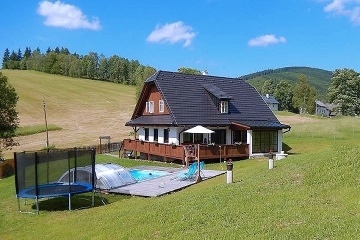 Chalupa Pekařov - bazén - Jindřichov - Jeseníky